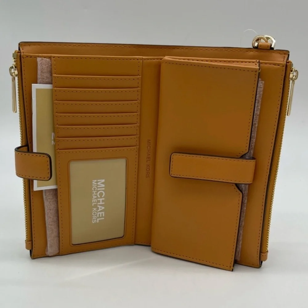 Michael Kors Large Charlotte Tote Bag & Double Zip Wallet Wristlet